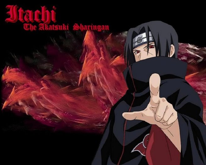 itachi the akatsuki sharingan