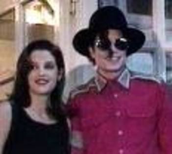 images - Michael Jackson si Lisa Marie Presley