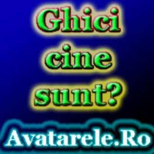 ghici cine sunt - avatare