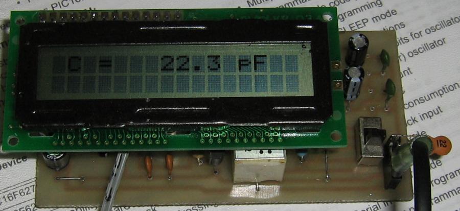 LC Metru; vedere montaj cu LCD montat
