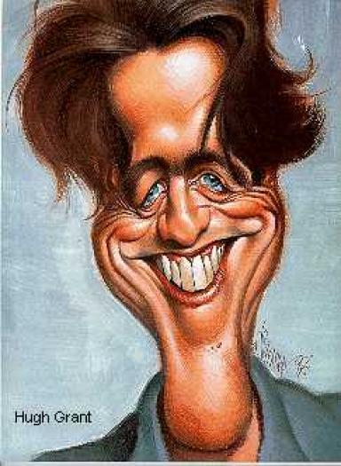 hugh-grant - caricaturi cu celebritati