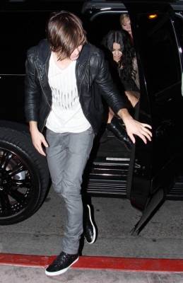 normal_024 - Zac Efron and Vanessa Hudgens and Brittany Snow out at Beso