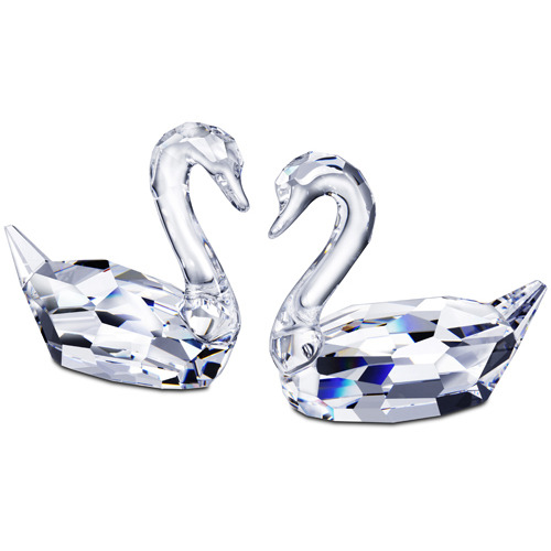 flirting-swans-by-swarovski-crystal - bijuteri