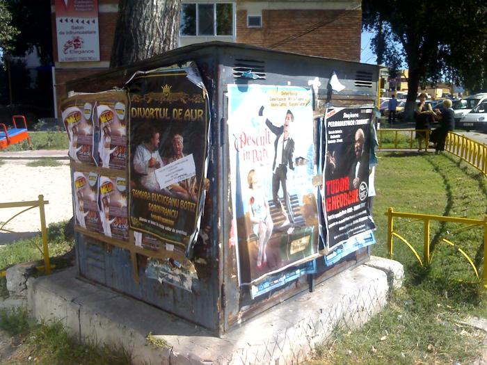 panou de publicitate