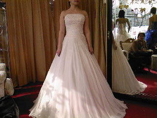 me - my wedding dress