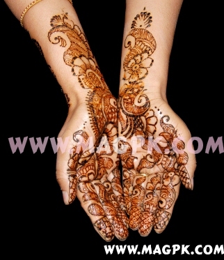 indian_mehndi - Henna pe care o au indiencele pe maini si pe picioare cand se marita