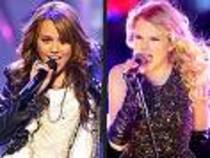 15 - Miley Cyrus And Taylor Swift