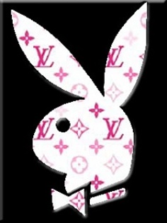 Playboy_Louis_Vuitton_White_Pink - Playboy Bunny