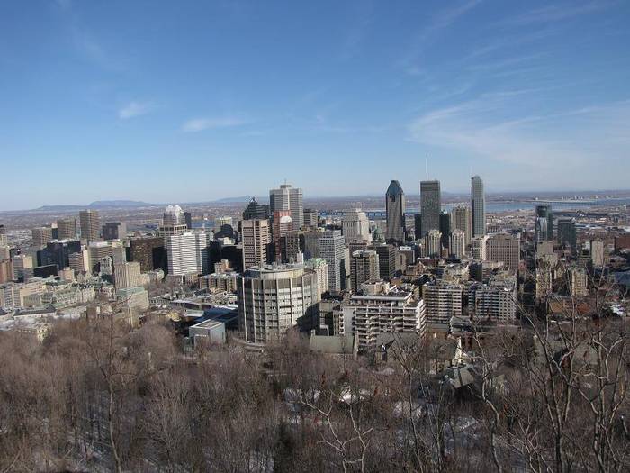 IMG_0151; Downtown vazut de pe Mount Royal
