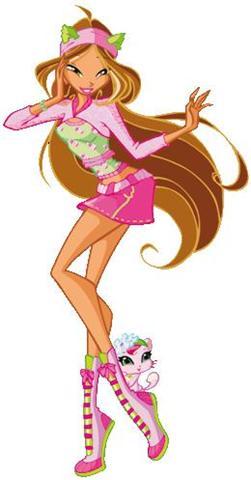 flora  si  miciu - winx  flora