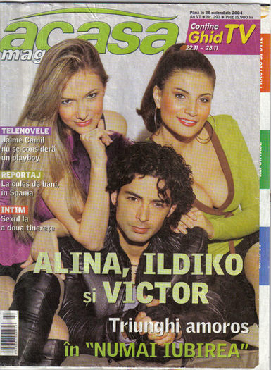 Revista Acasa magazin:Numai Iubirea - Adela Popescu in reviste