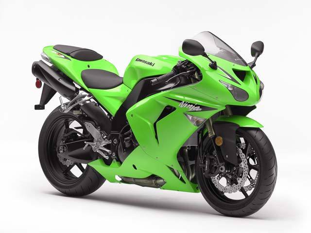 146_0609_04_z 2007_kawasaki_ninja_zx_10r green_static - poze masini si motoare