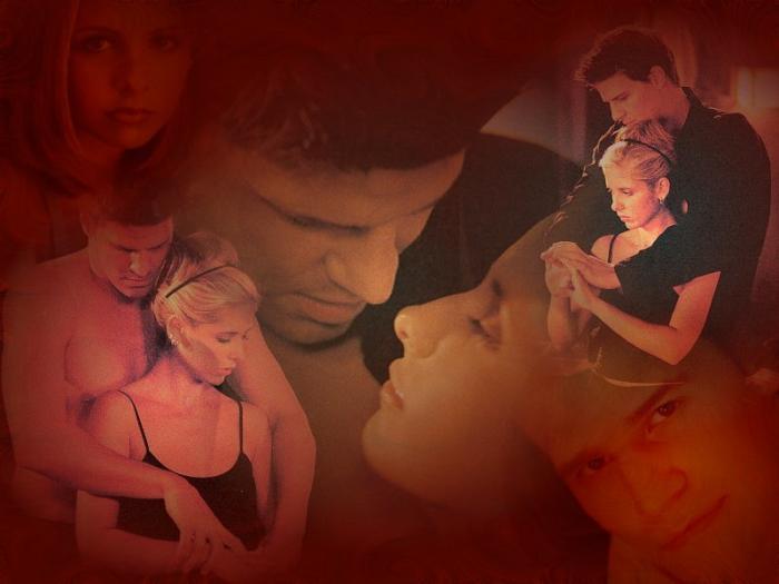 Buffy and Angel  Wallpaper