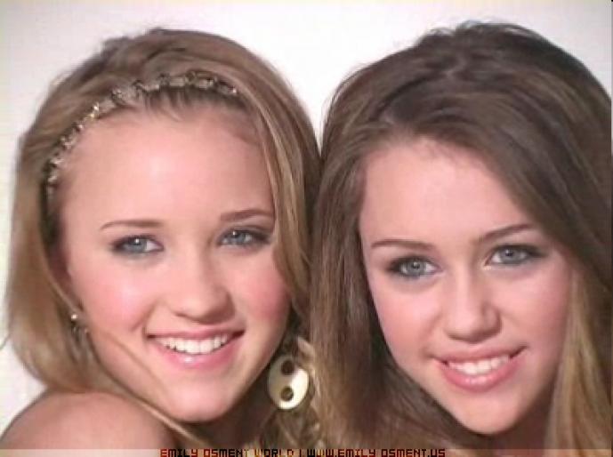 Miley and Emiley! - hannah montana