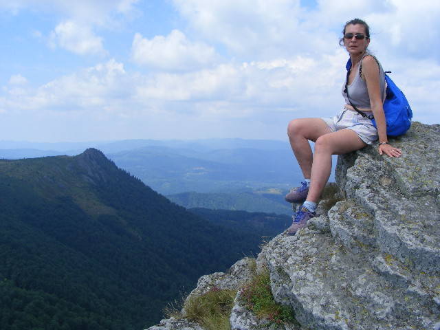 DSCF4276 - 2 august 2009 Traseu Suior Secatura Creasta Cocosului Gutaiul Doamnei  Vf Gutai