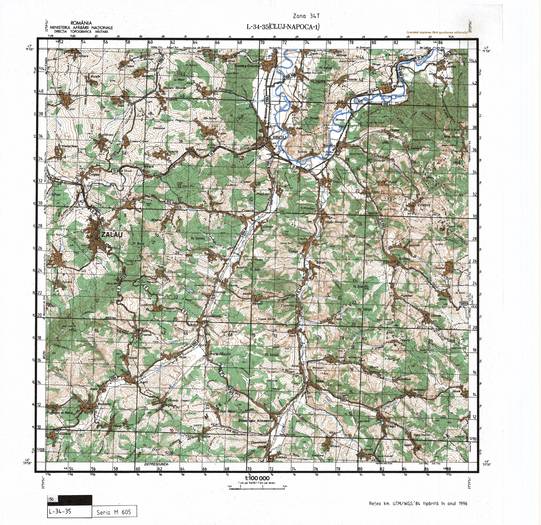 L-34-35 - Harta militara detaliata a Romaniei