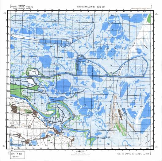L-35-107 - Harta militara detaliata a Romaniei
