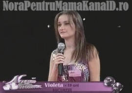 violeta[1]; Are doar 19 ani, dar este preg%u0103tit%u0103 s%u0103 devin%u0103 so%u0163ie. Despre ea, spune c%u01
