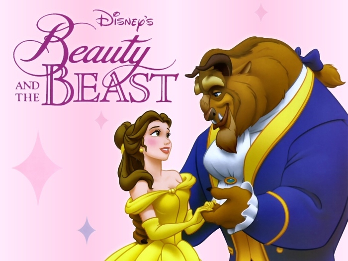 beuty and the beast; Va spuneam ca este preferata mea fiindca cand  s-a casatorit cu bestia,
 Belle nu s-a uitat la frum
