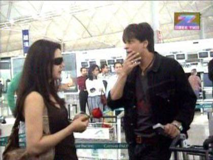 Srk si Preity la cumparaturi