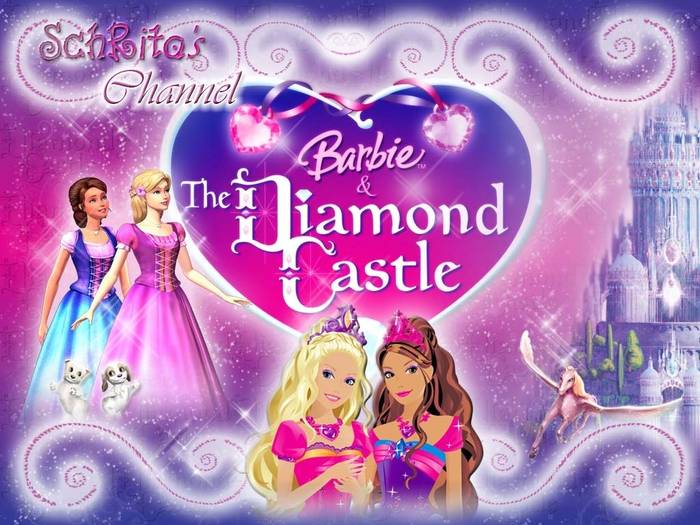 the diamond castel - barbie and princess