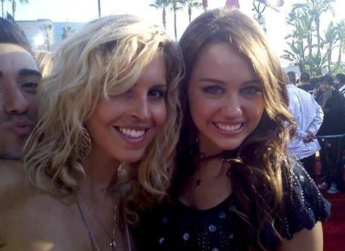 miley and her friend