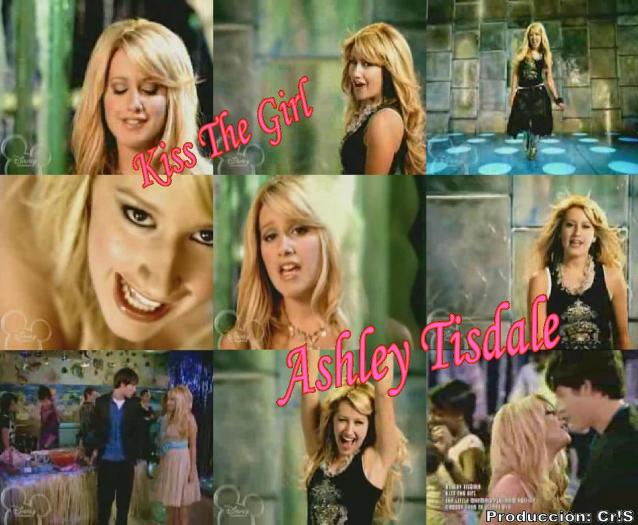 ashley tisdale....poze din mel kiss the girl - high school musical