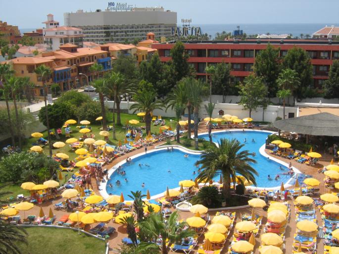 Hotel Bitacora; Vedere spre piscina
