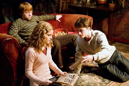 harry-hermione-ron-half-blood-prince - Harry Potter