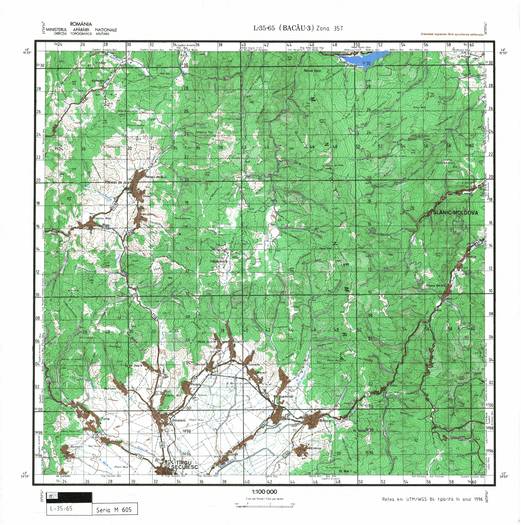 L-35-65 - Harta militara detaliata a Romaniei