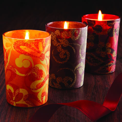lumanarele in pahar - diferite candelute-lumanarele decorative
