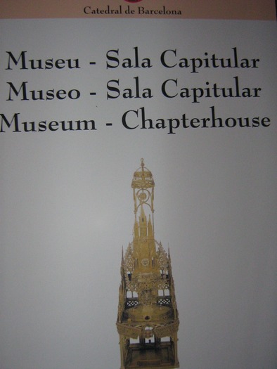 56 Barcelona Catedral Museu Sala Capitular - Barcelona 2009