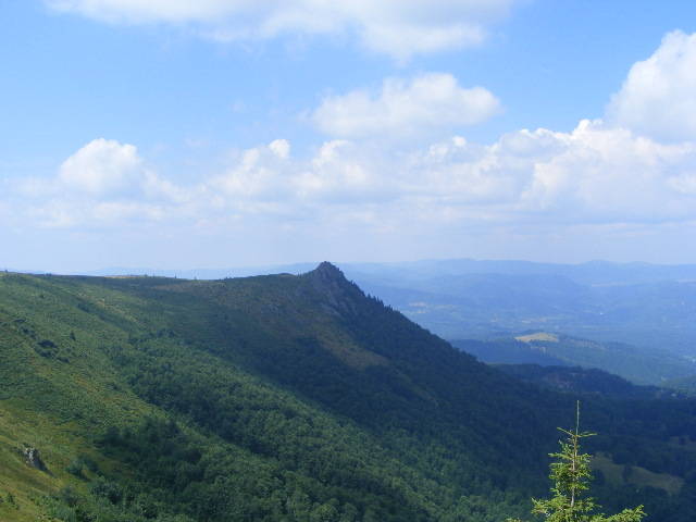 DSCF4255 - 2 august 2009 Traseu Suior Secatura Creasta Cocosului Gutaiul Doamnei  Vf Gutai