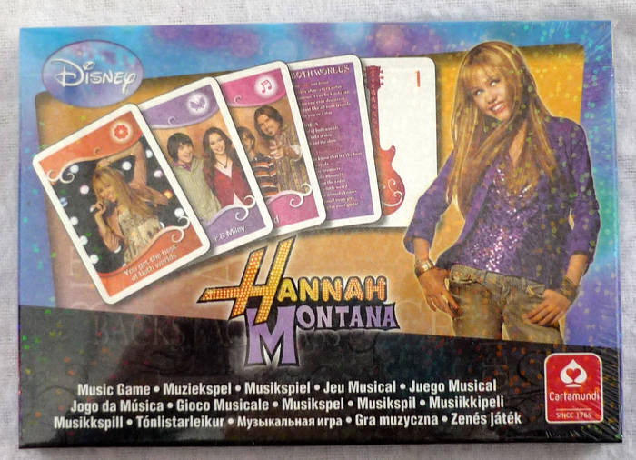carti HM - carti de joc cu Hannah Montana si Miley Cyrus