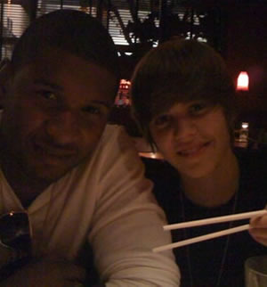  - Justin Bieber and Usher