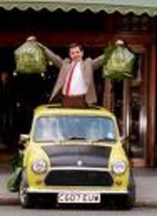 mr bean and car