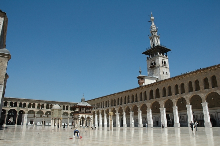 Umayyad Mosque in Damascus - Syria (courtyard) - Islamic Architecture Around the World