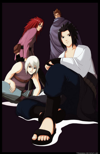 Sasuke_and_friends_by_likaspapaya - multe