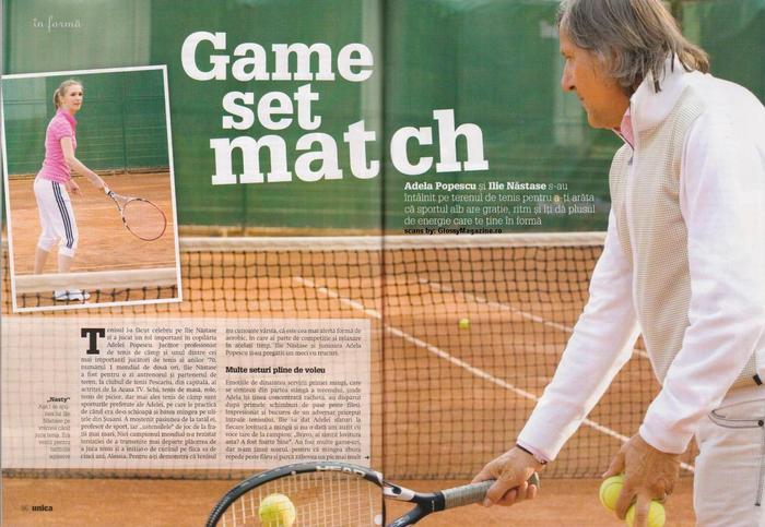 Ilie Nastase si Adela Poepscu intr-o revista - Adela Popescu in reviste