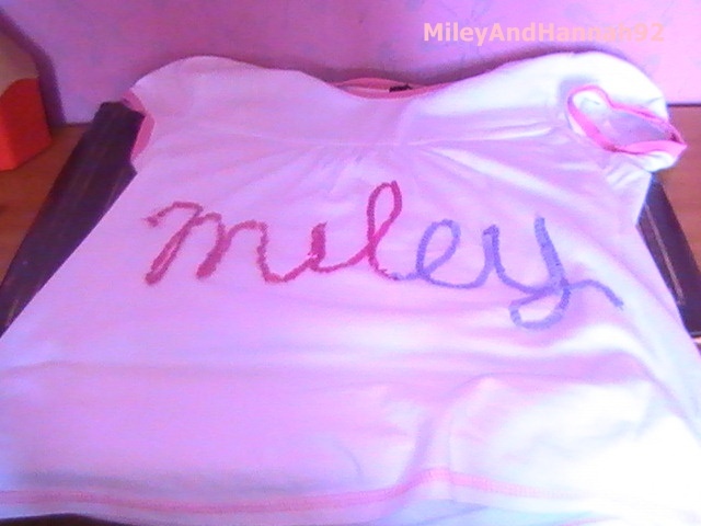 tricou miley - lucrurile mele cu hannah montana si miley