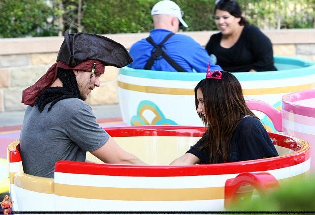 314clyv - Ashley and Scott spend a day at Disneyland together in Anaheim -August 23