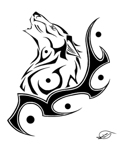 1098024968tribal-wolf-tattoo - Imagini cu tatuaje