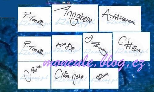 autografele lor