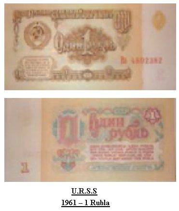 urss - 1961 - 1 rubla (b) - banii