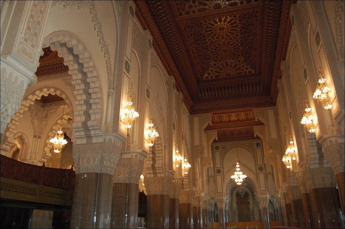Hassan II Mosque in Casablanca - Morocco (interior) - Islamic Architecture Around the World
