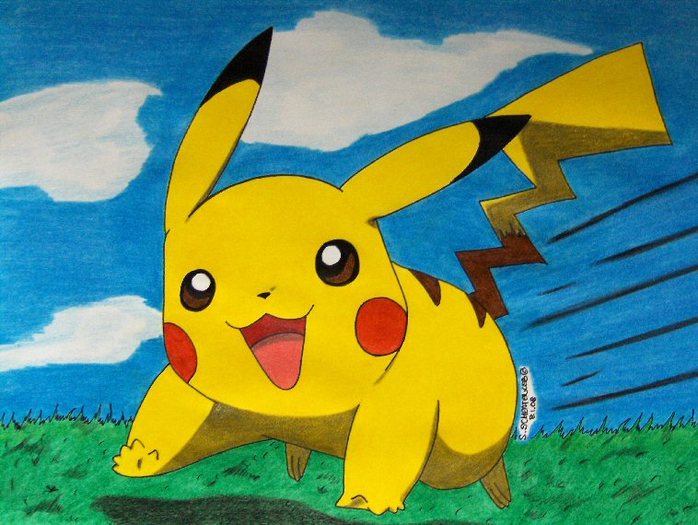 Pikachu alergand - Pikachu