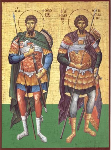 08sau17-februarie-Sf. Mare Muc. Teodor,Tiron,Stratilat - Icoane si imagini religioase crestin ortodoxe
