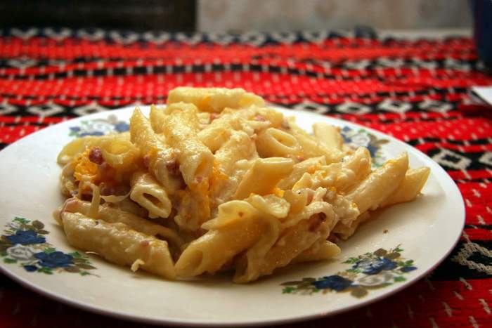 Penne Prosciutto Mandarini 2 - Mincare gatita de mine