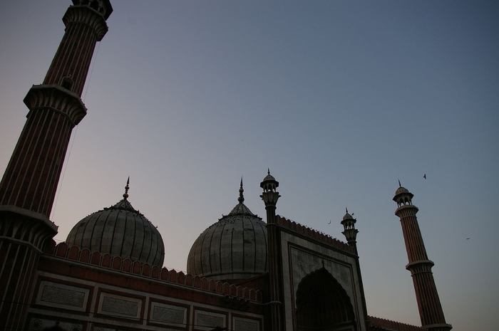 Jama Mosque in New Delhi - India (nightfall) - Islamic Architecture Around the World