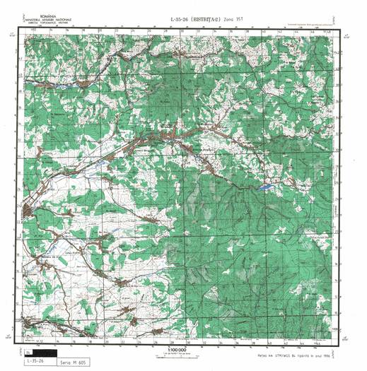 L-35-26 - Harta militara detaliata a Romaniei